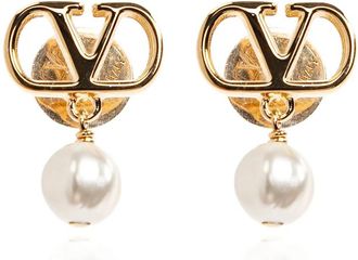 Valentino Garavani VLogo Signature Pearl-pendant Earrings