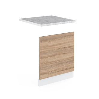 Vicco Panel Frontal R-line, Sonoma, 60 Cm, Et M&aacute;rmol