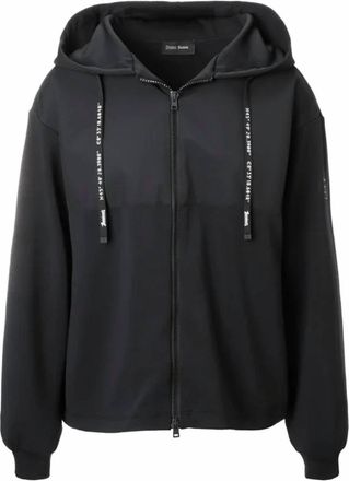 Herno Women Long Sleeves Hoodie In Black