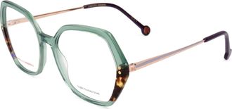 Carolina Herrera Womens 53 mm Green Opticals