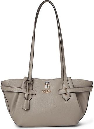 Guess Yesba Girlfriend Shoulder Satchel Shoulder Handbags Dark Taupe, Polyurethane