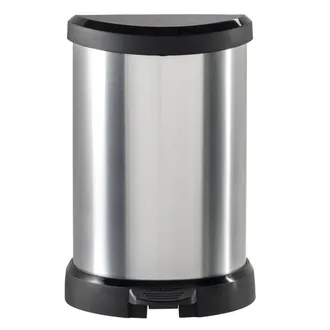 Curver Curver - Cubo De Basura Con Pedal Decobin Semicircular Capacidad 15 L