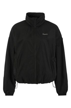 Craft Hypervent Oversize Packable Wind Jacket in Black at Nordstrom, Size X-Small