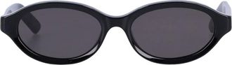 Retro Superfuture Accessoires, unisex, Zwart, ONE Size, Goudkleurige zonnebril met Zeiss lenzen