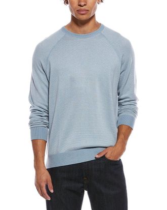 Vince Birdseye Raglan Wool & Cashmere-Blend Crewneck Sweater