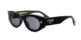 Fendi FE40125I 01V Womens Sunglasses Black Size 52