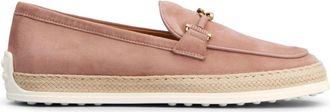 Tod's Gomma leather loafers - women - Leather - 36.5 - Pink