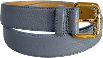 Borbonese Blue Leather Women Womens Belt