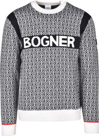 Bogner Crewneck Sweater - Black/White