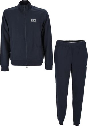 Emporio Armani Sporty Tracksuit in Blue - Heren - Trainingspakken - Blauw - S - Fitness