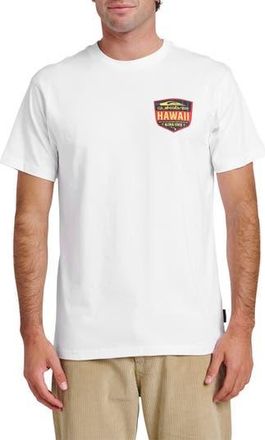 Quiksilver HI Shield Cotton Graphic T-Shirt in White at Nordstrom Rack, Size Xx-Large