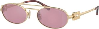 Miu Miu unisex, Accessoires, Geel, Maat: 53 MM