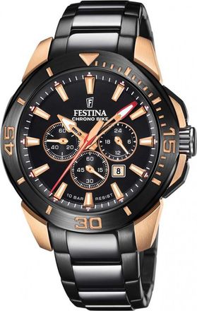 Festina F20645-1 Mens Chrono Bike Watch - Black - One Size
