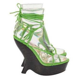 Ferragamo Frida Platform Wedge Sandals, Size 9 C