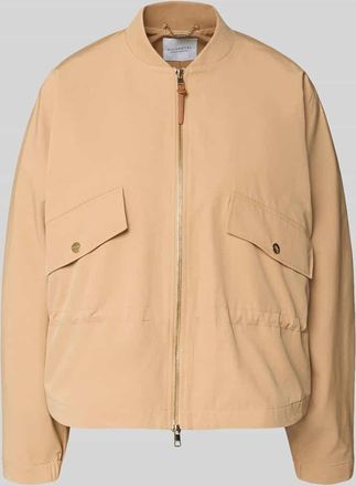 Rich & Royal Jacke mit Zweiwege-Rei&szlig;verschluss in Camel, Gr&ouml;&szlig;e 38