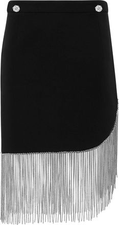 Philipp Plein Short Skirt Fringe