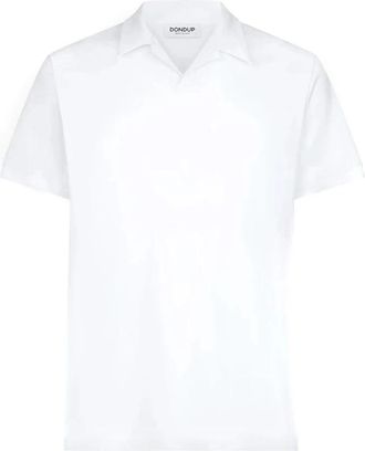 Dondup Stijlvolle Polos voor Mannen - Heren - Polos - Wit - XL - Katoen - Tops