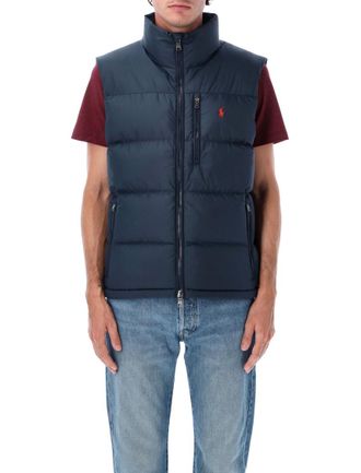 Ralph Lauren Navy Blue Sleeveless Jacket