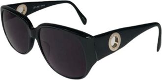 Celine Pre-owned Accessories, female, Black, Size: ONE SIZE Pre-owned Vintage Plastic Sunglasses