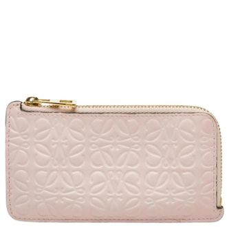 Loewe Pre-owned Wallets, female, Pink, Size: ONE SIZE Pre-owned Card Case