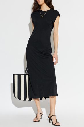 Ami Sleeveless Dress, Womens, Black