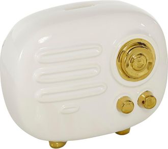 CosmoLiving by Cosmopolitan Willow Row 1950s Style Clock Radio Sculpture in Gold at Nordstrom Rack
