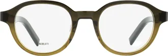 Berluti BL50020U Oval Acetate Eyeglasses - Brown