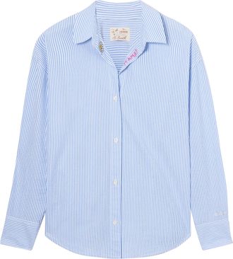 MC2 Saint Barth Relaxed Fit Seersucker Stripe Shirt