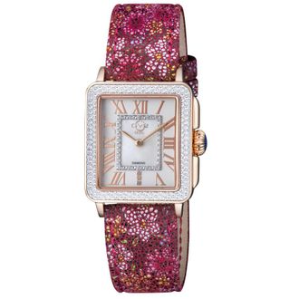 Gevril Group Padova Floral Mother of Pearl Dial Ladies Watch 12316F