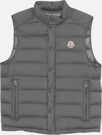Moncler Mens BARTHE GILET - Grey - Size: Regular/38