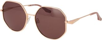 Trussardi Rose Gold Metal Womens Sunglasses