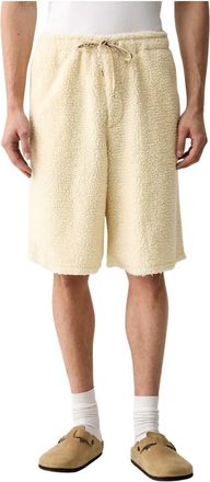 American Vintage Hoktown Shorts - Heren - Korte Broeken - Beige - XL - Polyester - Korte Broeken
