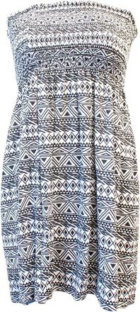 Generic Ladies Womens Sheering Plus Size Boob Tube Bandeau Strapless Top Dress UK 8-26