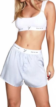 Fleur du Mal Unisex Boxer Short In Ice