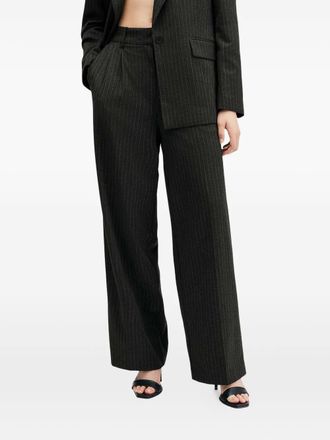 AllSaints Pantaloni Averie gessati con pieghe - Grigio