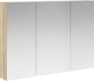 vidaXL Armario Con Espejo De Ba&ntilde;o Roble Sonoma 100 X 14,5 X 70 Cm Vidaxl
