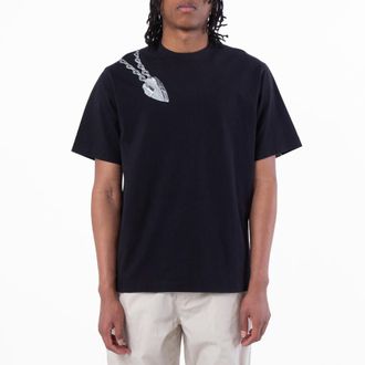 Burberry Shield Crewneck Cotton T-Shirt, Size Medium