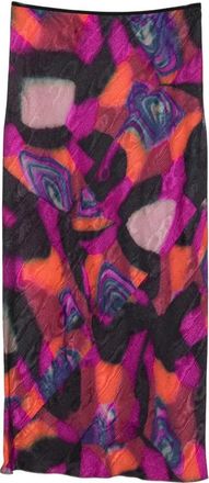 Dries Van Noten Abstract-print Midi Skirt