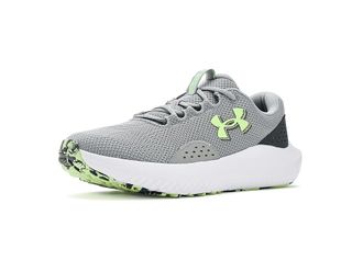 Under Armour Charged Rogue 4 Mens Shoes Steel/Anthracite/Lumos Lime : 10.5 D - Medium, Synthetic