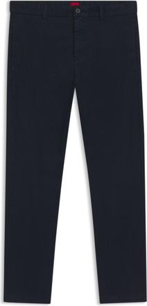 HUGO BOSS Slim-fit trousers in stretch-cotton gabardine