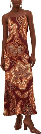 Farm Rio Farm Rio Paisley Maxi Slip Dress
