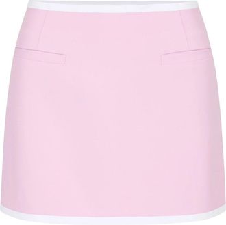 Iceberg Mini-Fit Viscose Cady Rok - Dames - Korte rokken - Roze - XS - Leer - Rokken
