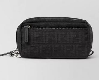 Fendi jacquard clutch bag