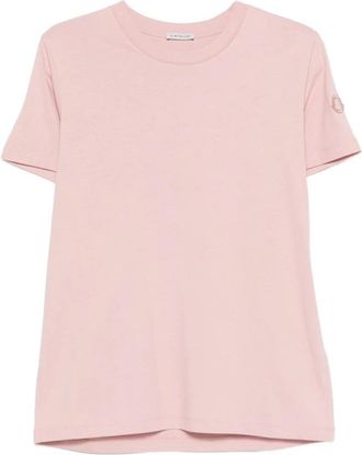 Moncler T-shirts en polos Roze - Dames - T-shirts - Roze - L - Tops