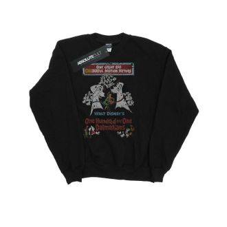 Disney Heren 101 Dalmati&euml;rs Retro Poster Sweatshirt (Zwart)