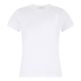 Vince T-Shirts, female, White, Size: S Pima Cotton-Blend 90s Shrunken T-Shirt