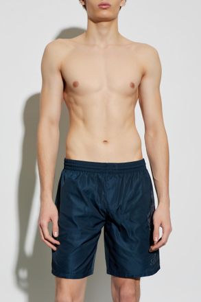 Balmain Swim Shorts, Mens, Navy Blue