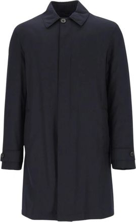 Corneliani Waterproof Car Coat - Heren - Mantel - Blauw - 2XL - Jassen