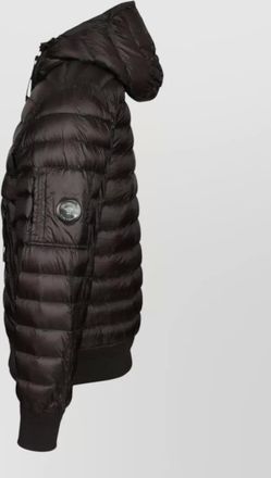 C.P. Company down hooded quilted padded coat