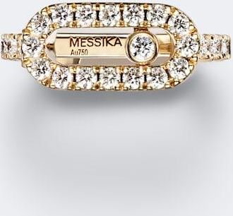 Messika Move Uno 18kt gold ear cuff with diamonds